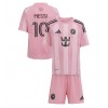 Baby Fußballbekleidung Inter Miami Lionel Messi #10 Heimtrikot 2025-26 Kurzarm (+ kurze hosen)